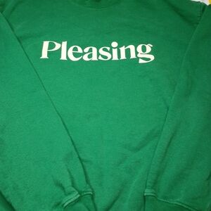 Pleasing Harry Styles Forest Green Crewneck Sweater Limited Edition Color